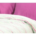 thumbnail image 7 of Groovy Stripe- Recycled Plastic/Sustainable Cotton Queen Duvet Cover Set Including 2 Shams.Made in Green by Oeko-Tex., 7 of 7