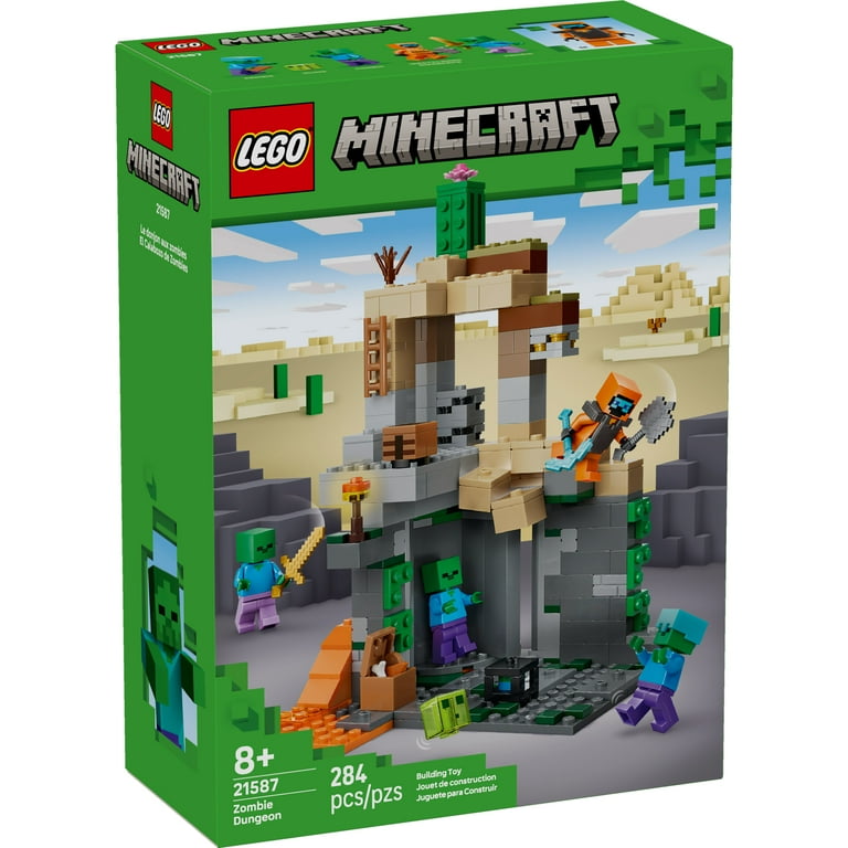 LEGO, Minecraft Zombie Dungeon Building Toy, 21587, for Ages 8+