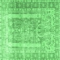 thumbnail image 1 of Ahgly Company Indoor Square Persian Emerald Green Traditional Area Rugs, 5' Square, 1 of 4