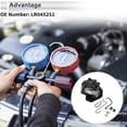 thumbnail image 3 of Unique Bargains Air Suspension Compressor Pump for Land Rover LR4 2010-2013,for Land Rover LR3 2005-2009 Air Ride Compressor No.LR045251 Metal Plastic 1 Pc, 3 of 6