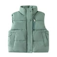 thumbnail image 5 of GYRATEDREAM Boys Girls' Light Weight Down Vest, Kids Lightweight Sleeveless Jacket, Boys Girls Puffer Down Vest for 3-10Y, 5 of 8