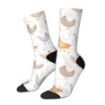 thumbnail image 1 of Fotbe Funny Chicken Calcetas Largas con Estampado para Hombre y Mujer – Calcetas de Compresión Transpirables y Elásticas, Viajar y Uso Diario Talla 5-11, 1 of 6
