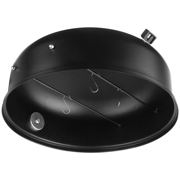 YDLW 3-in-1 Vertical Charcoal Smoker Portable BBQ Smoker Grill with Detachable 2 Layer,Black