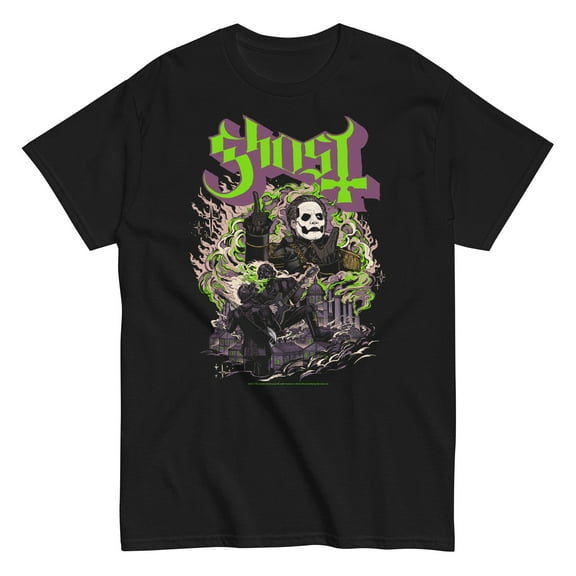Ghost - Graveyard Unisex T-Shirt - Black - Small
