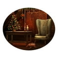 thumbnail image 4 of Round Resistance Microfiber Tablecloth, Decorative Table Cover , Christmas Tree, 4 of 6