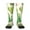2 Black-2, variant on Cactus And Succulent print thigh-high socks, crafted for both men and women with a stretchy, high-opaque design perfect for daily wear
