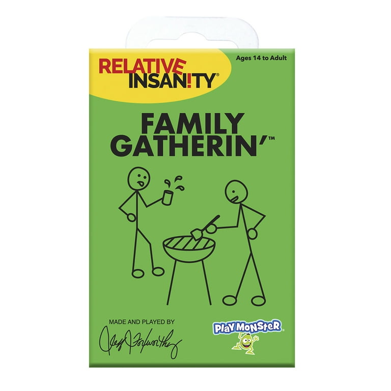 Playmonster Relative Insanity Family Gatherin' Party Card Game