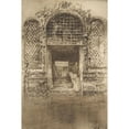 thumbnail image 3 of Whistler, James McNeill 11x14 Black Modern Framed Museum Art Print Titled - The Doorway, etching and drypoint, 3 of 5