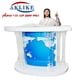 thumbnail image 1 of 2024 AKLIKE Hot Sales High-end Lecturers Led Acrylic Lectern Church Pulpit Modern Rostrum Podium Clear Free Shipping My Lux Decor Round, 1 of 6