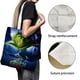 thumbnail image 3 of El Grinch Bolso de tela con estampado de lienzo para mujer, bolsa de compras reutilizable y estética, con cremallera interior, regalo para mujer,40*40cm., 3 of 6