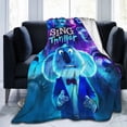 thumbnail image 6 of Movie Sing 2 Fleece Throw Blankets, Super Soft Flannel Cozy Blankets for Adults, Washable Lightweight Blanket for Couch Sofa Bed Office, Warm Plush Blankets, 6 of 8
