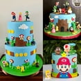thumbnail image 5 of Ensemble de 48 Figurines Longziming, Super Mario Bros, PVC, Multicolore, 5 of 5