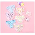 thumbnail image 3 of Emy Dola 12 Pack Girls Brief Kids Soft Underwear Panties Cotton Undies Adorable Prints Briefs for 2-10 Years Toddler, 3 of 9