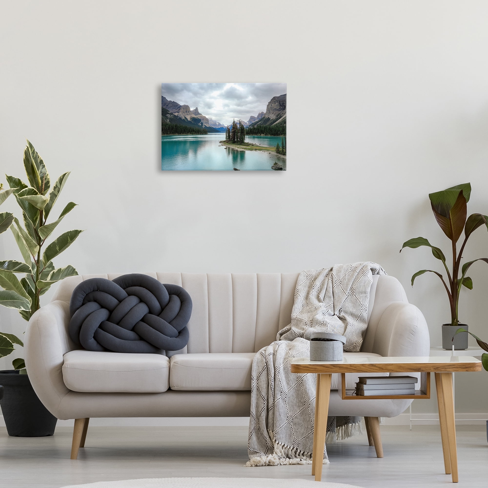 Stupell Industries Peninsula Vast Lake View Landscape & Nature Photography Wrapped Canvas Art Print Wall Art, 24 x 16