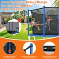 thumbnail image 6 of WOWLAND 12FT Trampoline for Kids and Adults 1200LBS Weight Capacity, Heavy Duty Outdoor Trampolines with Basketball Hoop and Enclosure Net, Wind Stakes for Backyard, Birthday Gift, 6 of 9