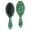 Green Christmas Santa, variant on Green Christmas Snowflake Pattern Hair Brush,Girls Detangling Hair Brush,Glide Through Tangles with Ease for Wet & Dry Hair,8.8"X2.8"