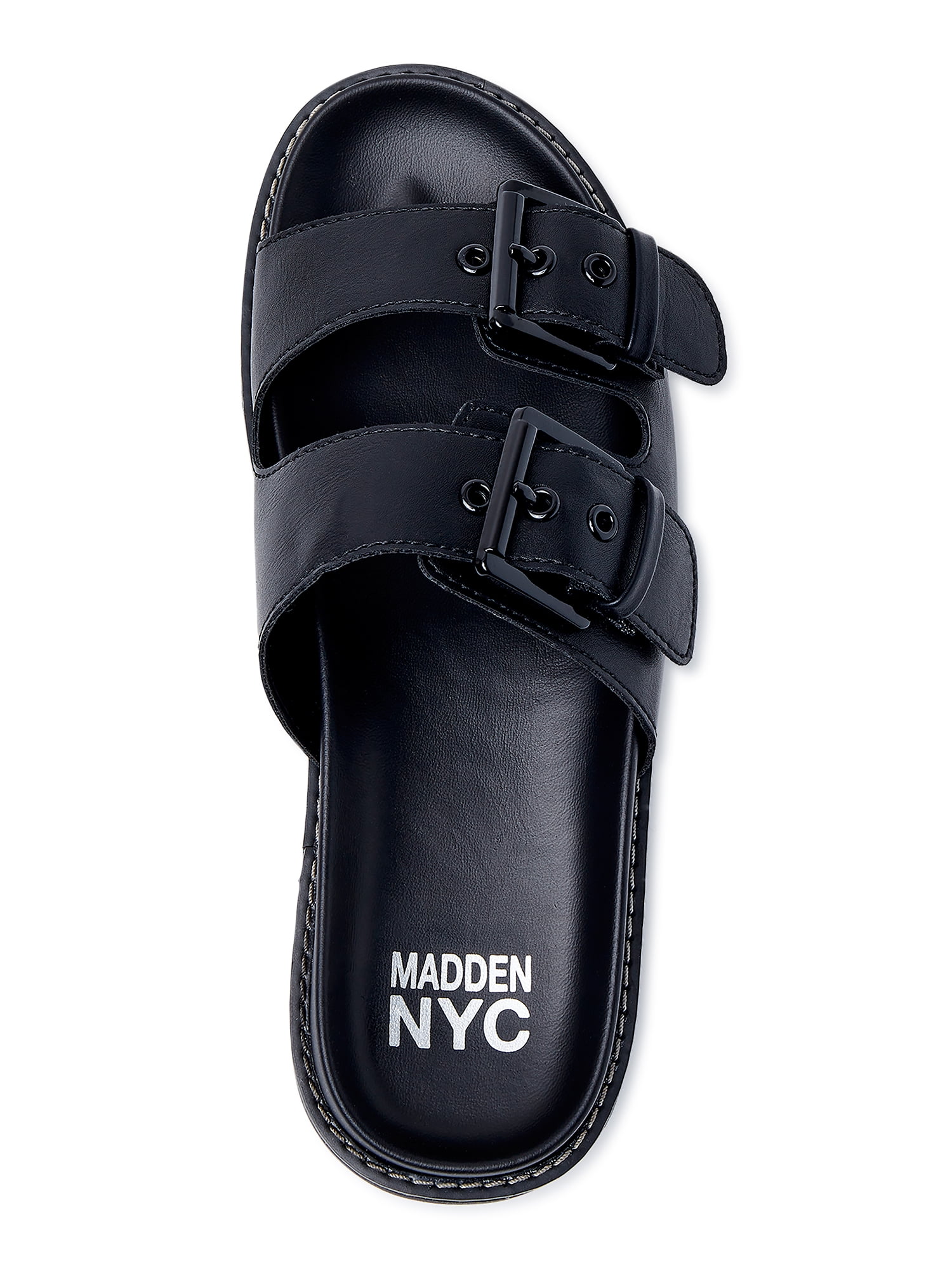 Madden NYC Two-Band Footbed Sandals