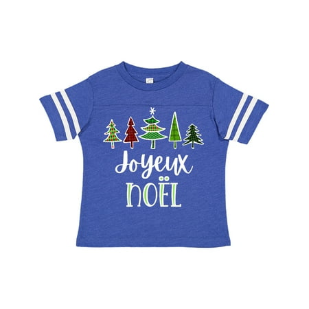 

Inktastic Joyeux Noël- Christmas Trees Gift Toddler Boy or Toddler Girl T-Shirt