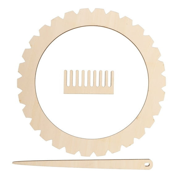 WHAMVOX 1 Set Wooden Looms Handcraft Weaving Loom Weaving Board Hand-Knitting Tool Craft Weaving Tool