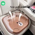 thumbnail image 4 of Almohadilla de enfriamiento de alta gama, transpirable y fresca para el verano, cojín de una sola pieza para el interior del automóvil, cojín de asiento de gel de panal universal para todas las estaci, 4 of 5