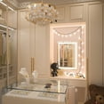 thumbnail image 3 of Keonjinn LED Mirror for Bathroom, 24 x 32 inch Front Lighted Modern Vanity Mirrors with 3 Colors Lights(3000K/4500K/6000K), Wall Mounted Horizontal or Vertical, 3 of 9