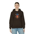 thumbnail image 4 of Lantern Graphic HoodieUnisex Heavy Blend Hooded Sweatshirt Festival Lights, 4 of 5