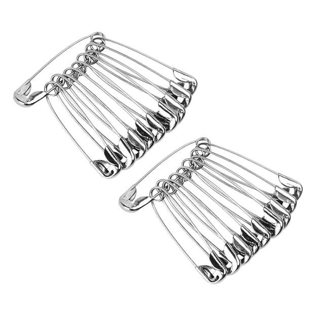 YWIYIUD 20PCS 1.22inch Small Silver Pins MultiPurpose Tool for Clothes Decoration Sewing Work Craft Emergency Fixes Cable Management Blankets and DIY Projects