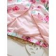 thumbnail image 6 of Toddler Baby Girls Floral Zipper Hooded Coat Jacket Windbreaker Outwear, 6 of 7