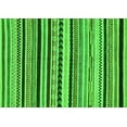thumbnail image 1 of Ahgly Company Indoor Rectangle Abstract Green Modern Area Rugs, 4' x 6', 1 of 4