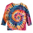thumbnail image 5 of Taybagh Girls Shirts Size 10-12 Crew Neck 3/4 Sleeves Shirts for Youth Girls Vibrant Ombre Kids Clothes Soft Tees, 5 of 5