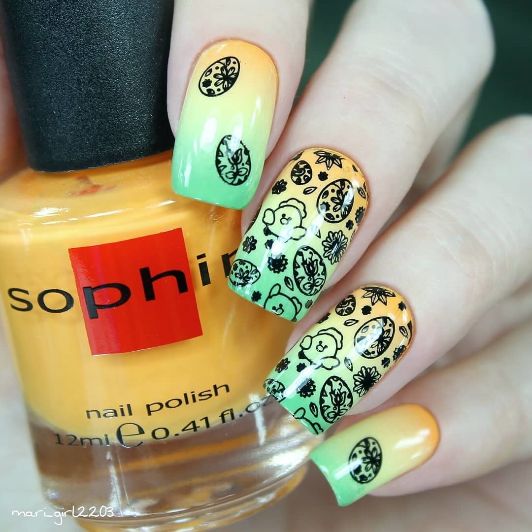Whats Up Nails B017 Spring Elation Metal Stamping Plate for Easter Nail Art  Design - Walmart.com