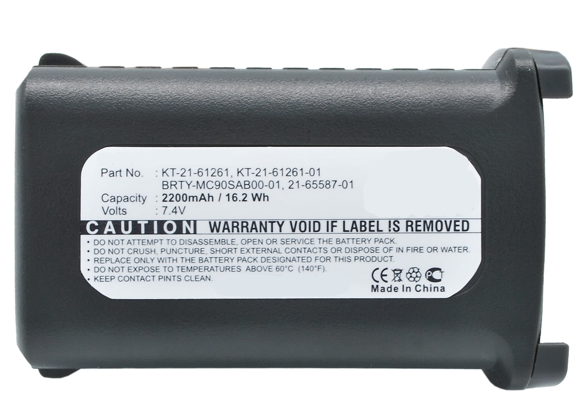 Li-ion, 7.4, 2200mAh KT-21-61261 Battery Synergy Digital Barcode Scanner Battery Ultra High Capacity Compatible with Symbol BRTY-MC90SAB00-01 Works with Symbol RD5000 Barcode Scanner, Li-ion, 7.4, 2200mAh KT-21-61261 Battery Synergy Digital Barcode Scanner Battery Ultra High Capacity Compatible with Symbol BRTY-MC90SAB00-01 Works with Symbol RD5000 Barcode Scanner,