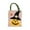 A, variant on Halloween Jute Tote Bag, Square Kids' Trick-or-Treat Bag, Themed Pattern, Reusable, Party Candy Storage Bag, Holiday Decor Prop-Pumpkin