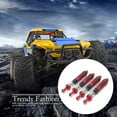 thumbnail image 4 of CARS ABSOBBRADOR DE CHOCK Modificación actualizada Reemplazo del kit del amortiguador del vehículo para WLTOYS 12402-A A323 12409 1/12 RC Rojo 4 PCS Inevent FN010147-01, 4 of 6