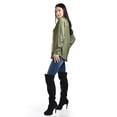 thumbnail image 2 of Camisa satinada Roman Fashion / Juvenil, 1016 (Verde militar) verde oscuro CH, 2 of 5