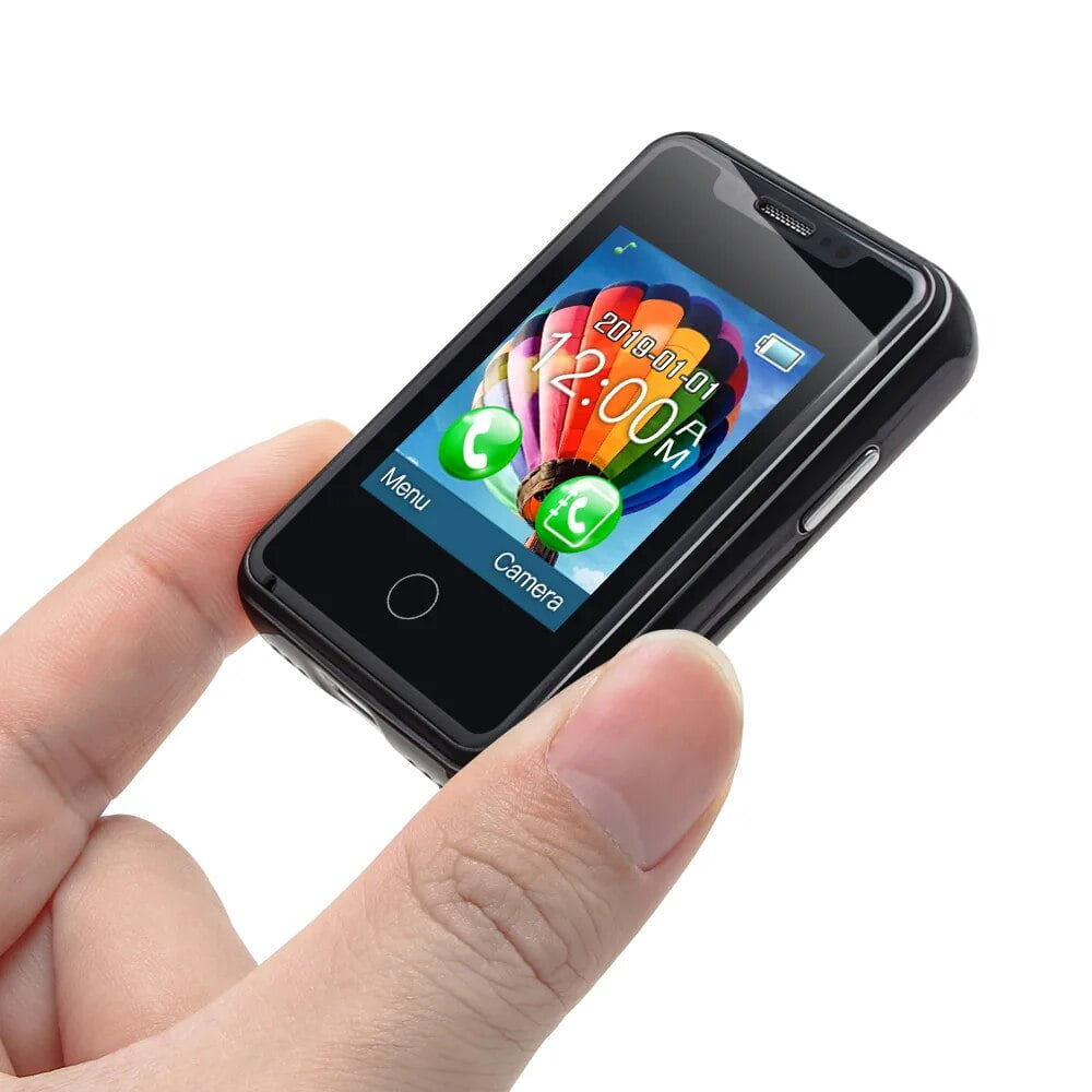 Newest Mini Phone 8XR GSM Feature Phone 1.77 Inch Touch Screen Cellphone MTK6261D 350mAh Supports Multiple Languages