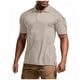 thumbnail image 1 of Camiseta de manga corta lisa con solapa para hombre: camiseta informal transpirable, estilo deportivo, combina con leggings/vaqueros, tallas S-XXXL., 1 of 3