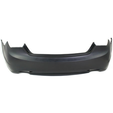 Hyundai Sonata Bumper Cover - NEW REAR BUMPER COVER W/ DUAL EXHAUST HOLES FITS 11-13 HYUNDAI SONATA 866103Q100