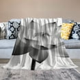 thumbnail image 2 of PRATYUS Lotus Flower Flannel Throw Blanket for Sofa Couch All Seasons Cozy Travel Outdoor Blanket, Lightweight Desk Blanket, Excellent Hand Feel, Anti-Pilling, Anti-Wrinkle, Perfect Gift 50x60in, 2 of 6