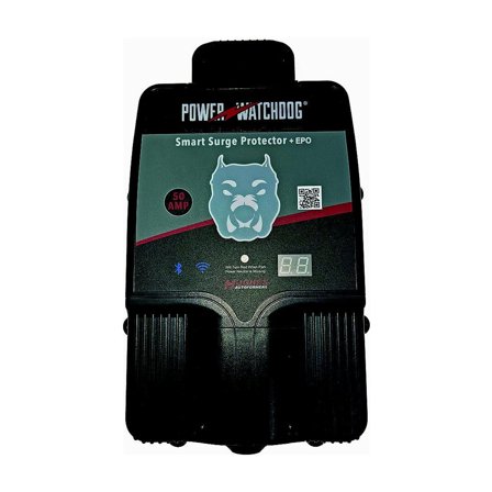 50A GEN II POWER WATCHDOG RV SURGE PROTECTOR W/EPO SHUT OFF  WIFI MONITORING/CONTROLHARDWIREDBLK