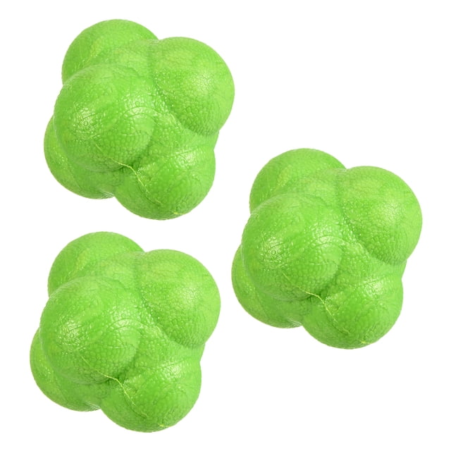 Unique Bargains Bounce Reaction Balls Coordination Training Ball Agility Trainer TPR, Blue 3 Pack