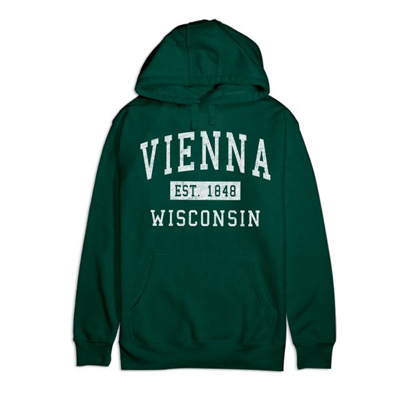 Vienna Wisconsin Classic Established Premium Cotton Hoodie