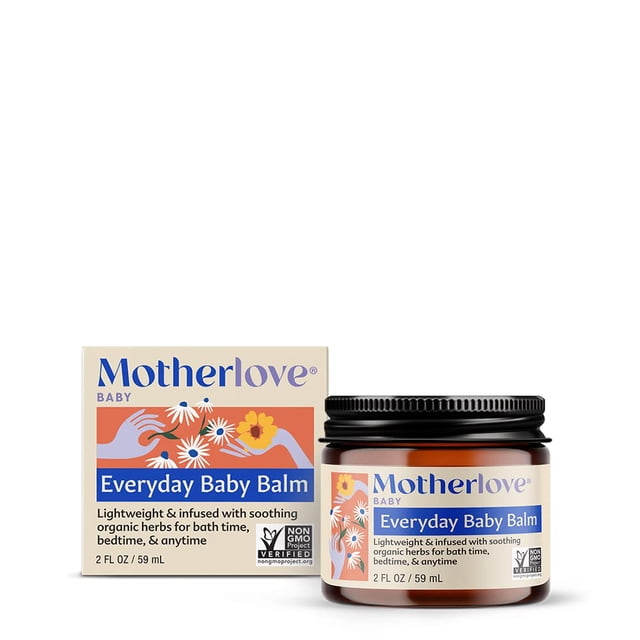 Bálsamo para bebés Motherlove Everyday a base de plantas, 60 ml, manzanilla