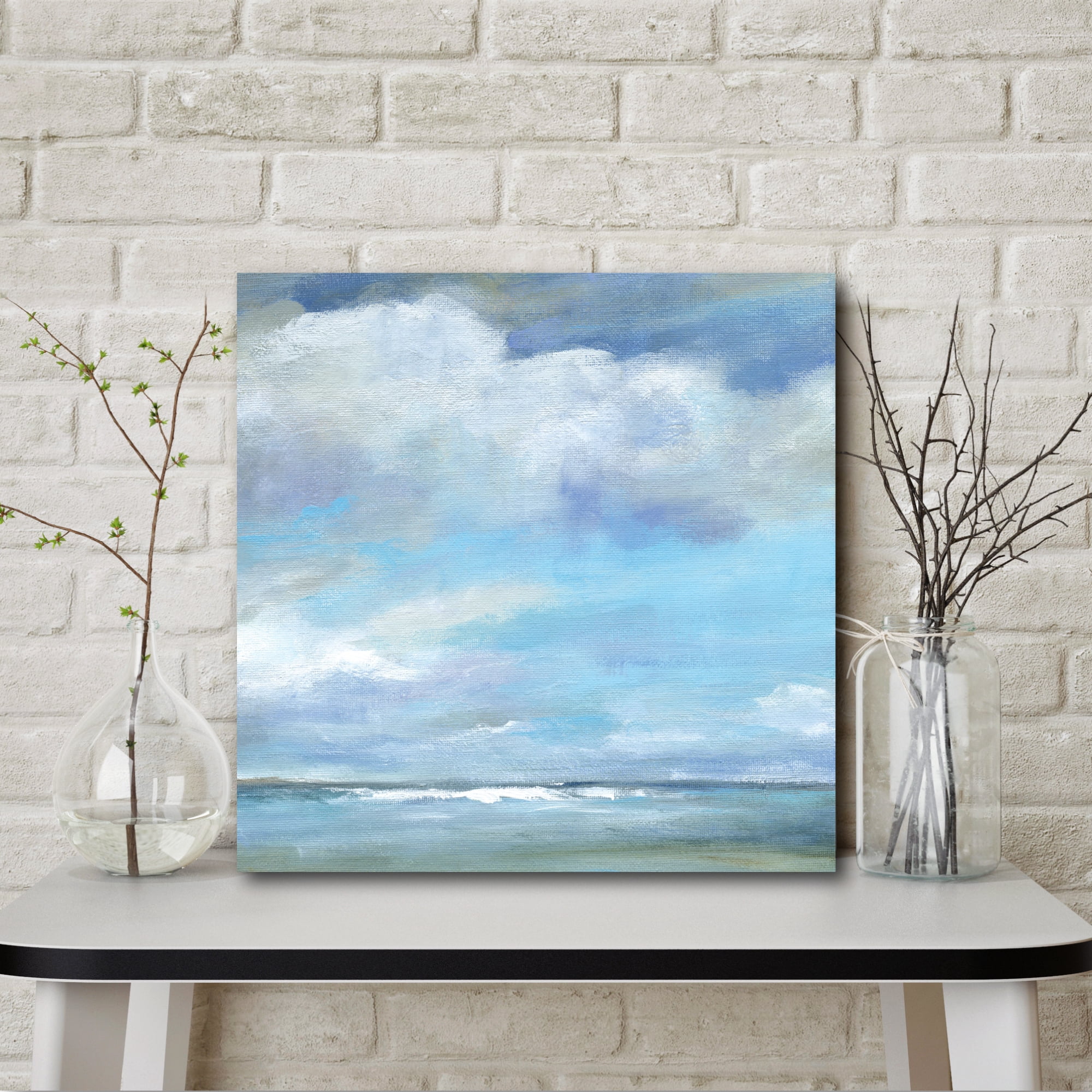 Courtside Market Sunset Shadow I Gallery-Wrapped Canvas Wall Art, 16x16