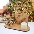 thumbnail image 2 of De Madera De Navidad, Árbol De Navidad, Silla De Ángel, Recuerdo, Vela Alimentada Por Batería, Decoración De Navidad Conmemorativa Scienceny HA040155-03, 2 of 6