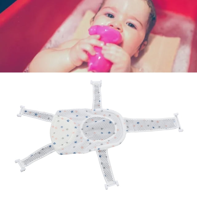 Estera De Soporte Para Baño Para Bebés, Red De Soporte Para Baño Para Bebés, Reposacabeza Suave Ajustable, Red De Baño Para Bebés Recién Nacidos
