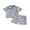 Gray Blue-Bus, variant on BemeyourBBs Toddler Baby Boy Summer Clothes Baby Boy Cotton 2 Piece Outfit Dinosaur Bus Lobster Print Short Sleeve Button Down Shirt with Elastic Waist Shorts Set Toddler Boys Summer Outfit