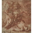 thumbnail image 2 of Abraham Bloemaert 15x16 Black Ornate Wood Framed Double Matted Museum Art Print Titled - Hippolytus (C1989), 2 of 5