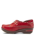 thumbnail image 3 of Spring Step L'artiste Burbank Leather Clogs for Women | Designer Hand-Painted Slip-On Shoes | Ladies Casual Platform Clog, 3 of 9