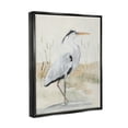 thumbnail image 3 of Stupell Industries Elegant Heron Nature Creek Portrait Coastal Painting Black Floater Framed Art Print Wall Art, 3 of 6